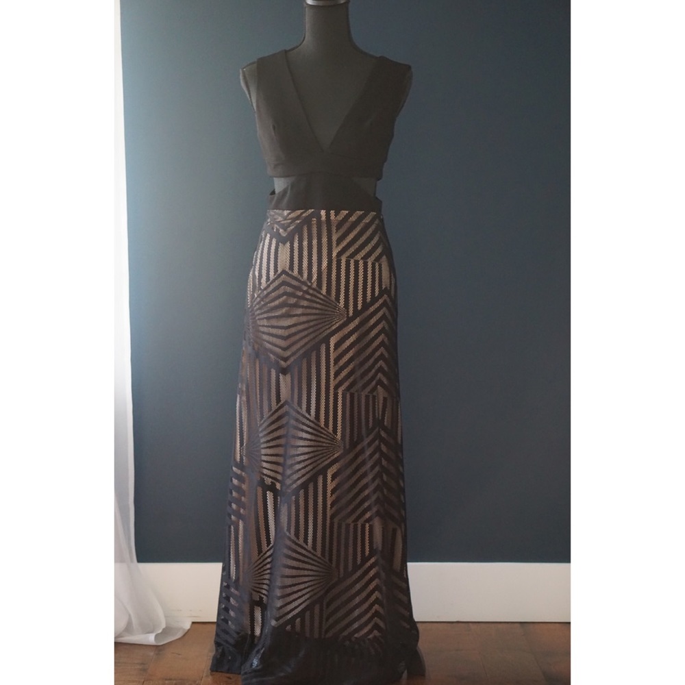 Cut out gown